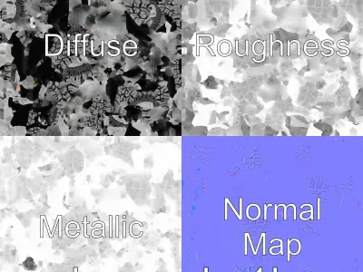 Performance Tire Tread Detailed Rubber Model Low-poly 3D model