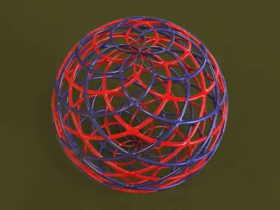 Sphere shaped Free 3D model