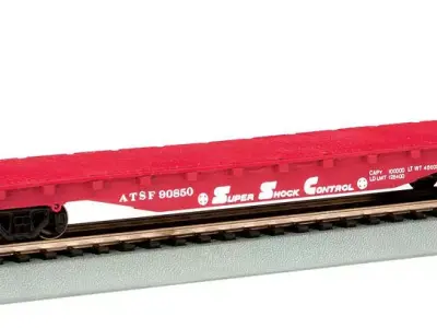 Detailed 50 Ton Flatcar 3D Model Editable 3D print model