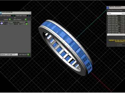 Wedding ring model 654 3D print model