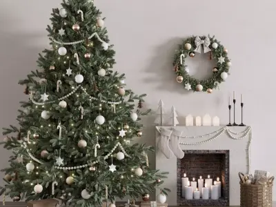 Christmas Decoration Set 02 3D model