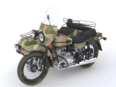 Ural Gear Up 3D model