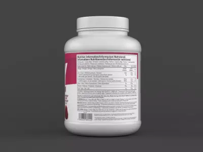 Protein Powder 3D model