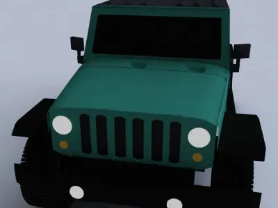  Jeep Wrangler unlimited 3D model