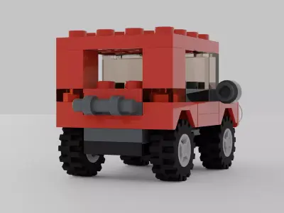 LEGO CREATOR Jeep 7803 3D model