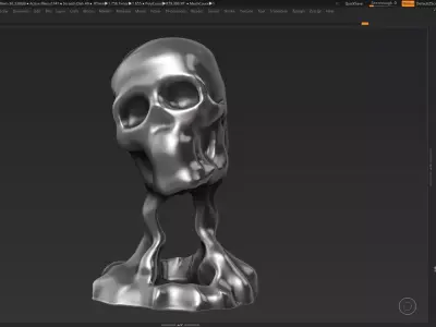 Modern Abstract Decorative sculpture 3d print model 52 3D print model
