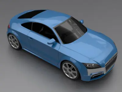 Audi TTS 2011 restyled 3D model
