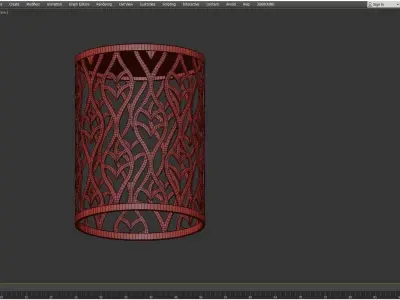 Round Accent Table Hemingway Islands 3D model