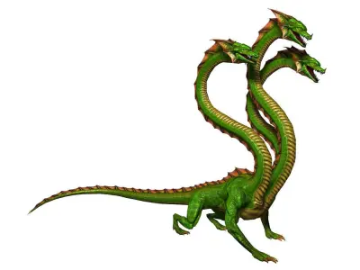 3Dfoin - Hydra Low-poly 3D model