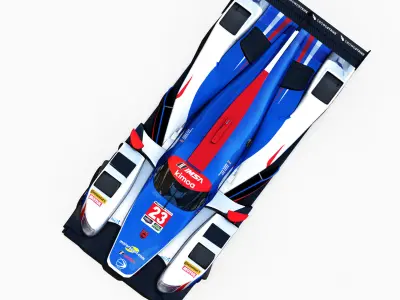 Ligier JS P217 2018 Low-poly 3D model