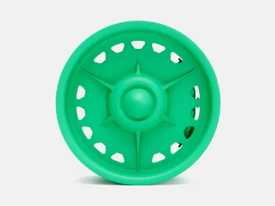 20x10 American Racing Stella Wheel and Brake 3D print model