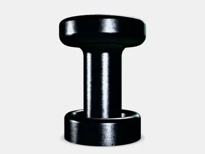 SKRUVSHULT Button Low-poly 3D model