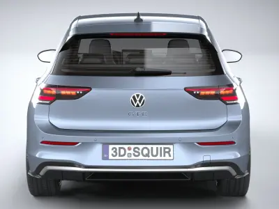 Volkswagen Golf GTE 2024 3D model