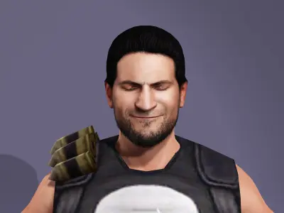 Jon Bernthal Realistic Punisher Highly Detailed marvel  3D model