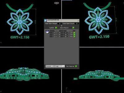 FASION  PENDANT 3D model shop