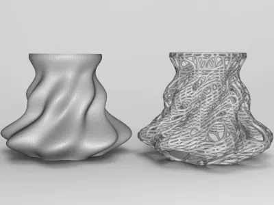 Vase Voronoi 12 3D print model