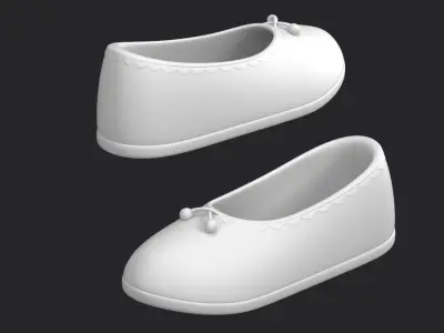 Shoes Cartoon 3D model