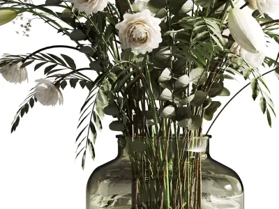 Plant Bouquet 020 3D model