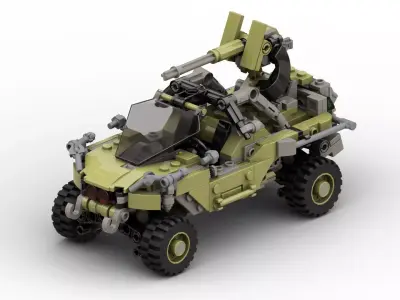 MocBricks3D - Lego Warthog 3D print model