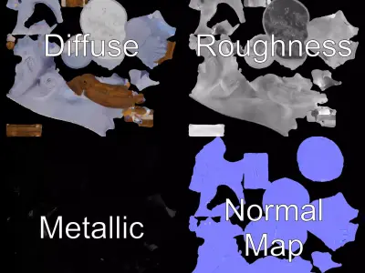 Soft Koala Hugging Branch model pack Low-poly 3D model