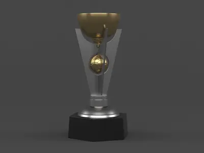 Trophy Cup 3D model 11