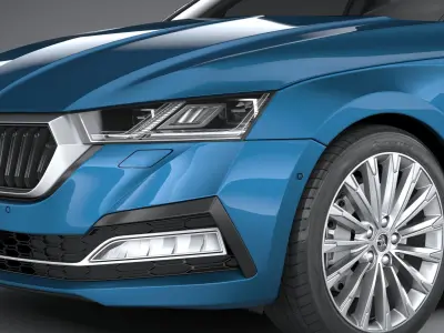 Skoda Octavia Sedan 2020 3D model