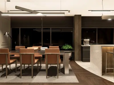 Modern living - D3 3D model