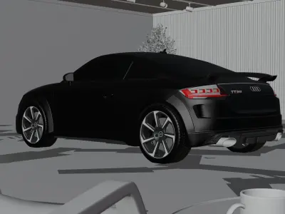 Audi TT RS 3D model