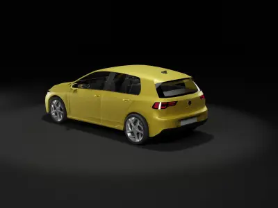VW Golf 2020 3D model