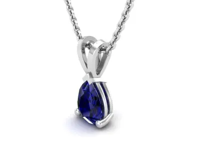 AV 410 Ladies Solitaire pendant 3D print model