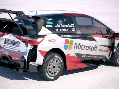 Toyota Yaris WRC 2018 3D model
