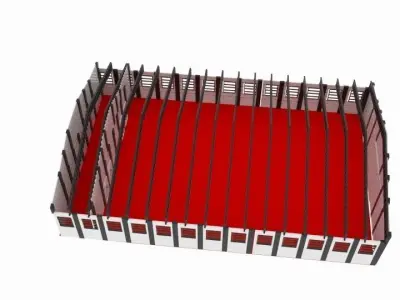 Sport Ware House 3D model