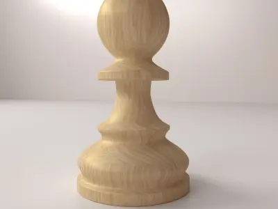 Pawn Pieces 3D model