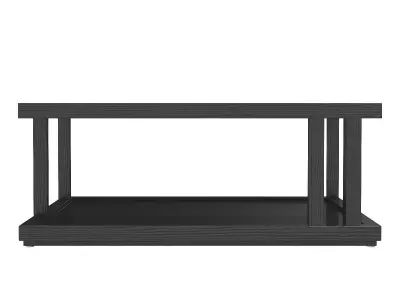Charley Coffee Table Drifted Black 3D model