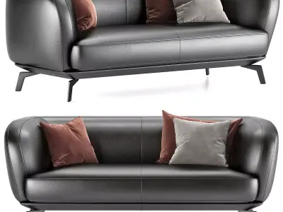 LEOLUX LX sofa Low-poly 3D model