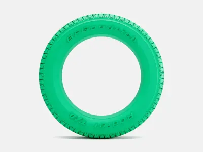 15x5 BFGoodrich Radial TA Tire 155-80-15 3D print model