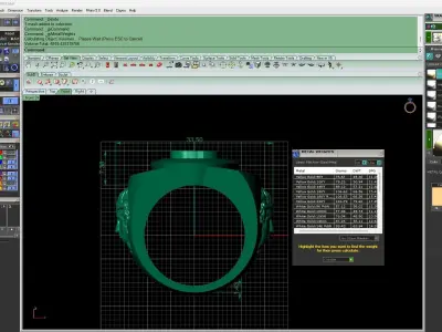 Dollar Ring Gold 3D print model