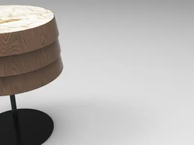 Cylo Table Lamp Low-poly 3D model