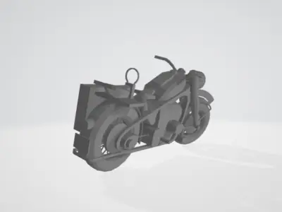 GERMAN WW2 Motor Bike 3D model