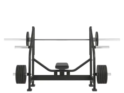 Bench Press 3D model