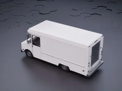 Step Van 3D model