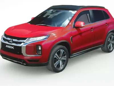 Mitsubishi ASX 2020 Low-poly 3D model