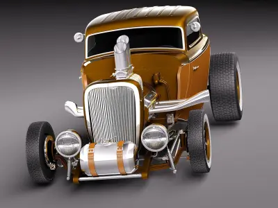 1933 HotRod custom 3D model