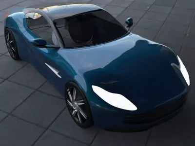 Car Rendering 3D model