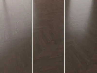 Parquet Oak Lawson Brushed set 1 3D model
