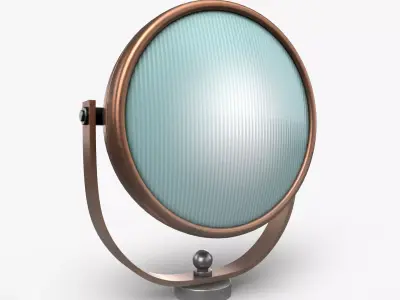 Vintage Lamp 01 Low-poly 3D model