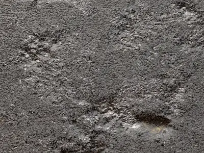 asphalt 25 png pbr seamless 4k 3D model