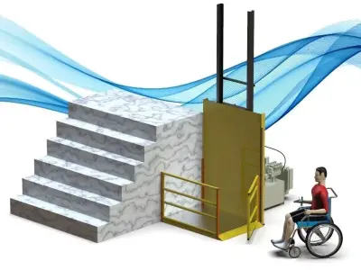 Wheelchair Elevator  3D model