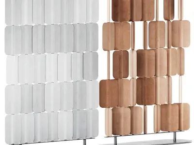 Patch PA 1215 Self Standing Acoustic Divider by True Design 3D model