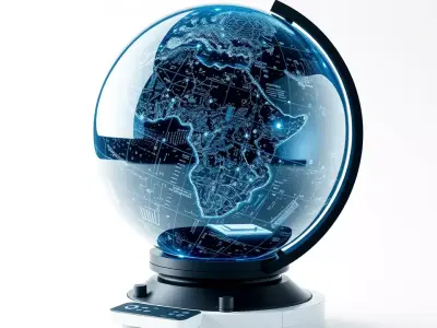 Futuristic Holographic Globe model pack with interactive feat... Low-poly 3D model